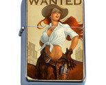Pin Up Cowgirls D14 Flip Top Dual Torch Lighter Wind Resistant - £13.19 GBP