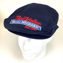 True Value Master Mechanic Racing Hat Vintage USA Made Engineer Cap Upst... - $34.58