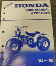 1984 1985 Honda Model ATC125M 3 Wheeler ATV Shop Service Repair Manual 6196801 - $77.99