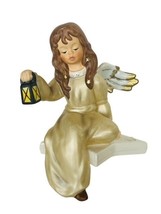 Goebel Hummel Figurine Sculpture vtg Germany 4100716 angel lantern shelf sitter - £97.31 GBP