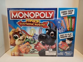 NEW Hasbro Monopoly Junior - with Electronic Banking Board Game Brand FA... - $16.44