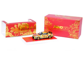 Nissan GT-R R35 RHD Right Hand Drive Gold Metallic w Graphics Year of the Dragon - £28.03 GBP