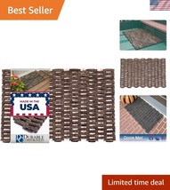 Carpet-Like Recycled Tire Outdoor Doormat 20&quot; x 30&quot; - Comfortable and Re... - $62.00
