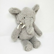 12&quot; Pottery Barn Kids Pbk Grey Baby Elephant Stuffed Animal Plush Toy Lovey Soft - £26.20 GBP