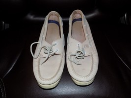 SPERRY TOP-SIDER LIGHT PINK LEATHER UPPER SIZE 9 WOMEN&#39;S EUC - £17.82 GBP