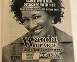 Wanda At Large Tv Show Print Ad Wanda Sykes Tpa15 - $5.93