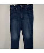 Old Navy Deep Indigo Straight Jeans 12 - $216.41 MXN