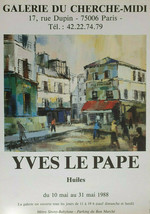 Yves Papa – G.Del Cherche Midi - Originale Exhibition Poster - Manifesto... - $145.41