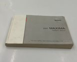 2007 Nissan Maxima Owners Manual Handbook OEM M02B29009 - £11.60 GBP