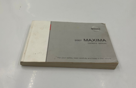 2007 Nissan Maxima Owners Manual Handbook OEM M02B29009 - £11.62 GBP