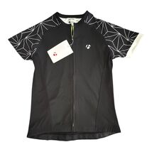 Bontrager Sonic Jersey Shirt Womens Medium Geometric Cycling Full Zip Fi... - $37.99