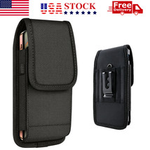 Cell Phone Pouch With Belt Loop And Metal Clip Holster Screen Size 5.2&quot; To 5.5&quot; - £12.78 GBP