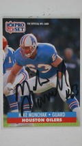 Mike Munchak Signed Autographed 1991 Pro Set Football Card - Houston Oilers - £6.25 GBP