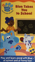 Blues Clues-Blue Takes You To School(Vhs 2003)TESTED-RARE VINTAGE-SHIPS N 24 Hrs - £31.55 GBP