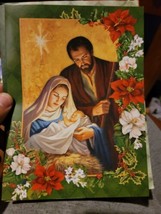 Vintage Greeting Card 1990s Made In USA Christmas Christian Baby Jesus - £12.12 GBP