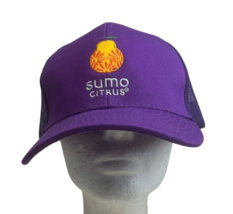 Sumo Citrus Purple Hat Adjustable 100% Cotton Grocery Advertising Promo ... - £9.02 GBP