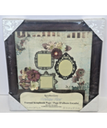 3D Flowers-Just Add 3 photos-Brown Frame-Recollections-Framed Scrapbook ... - $23.80 CAD