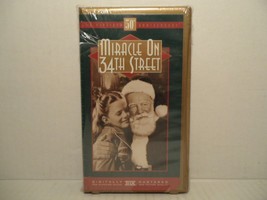 Miracle on 34th Street (VHS, 1947) Natalie Wood Christmas Brand New Sealed - £7.87 GBP