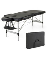 84 Inches Professional Massage Lash Bed with Carrying Bag-Black - Color:... - $174.49