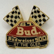 1987 Bud At The Glen Watkins Glen Speedway NY NASCAR Racing Enamel Lapel Hat Pin - £6.35 GBP