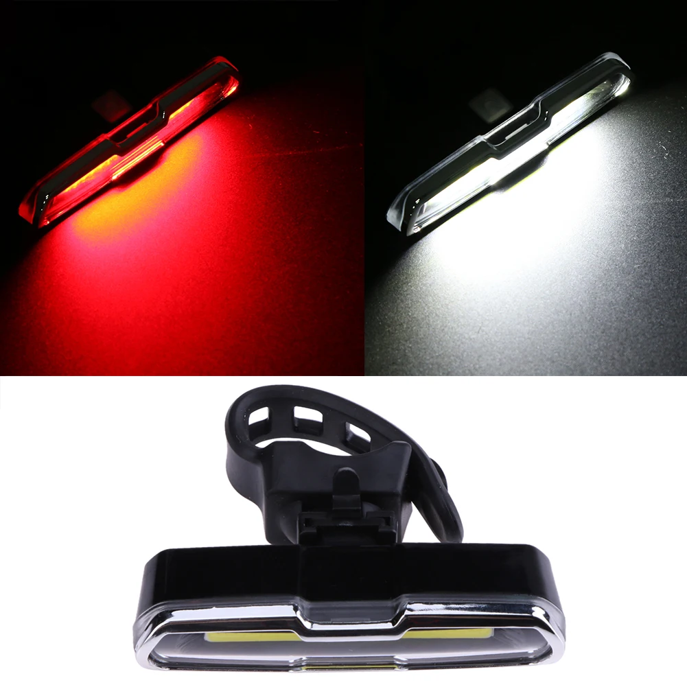 COB LED MTB Bike Taillight 15LM Mountain Bicycle Rear Safety Warning Lamp Riding - £57.93 GBP