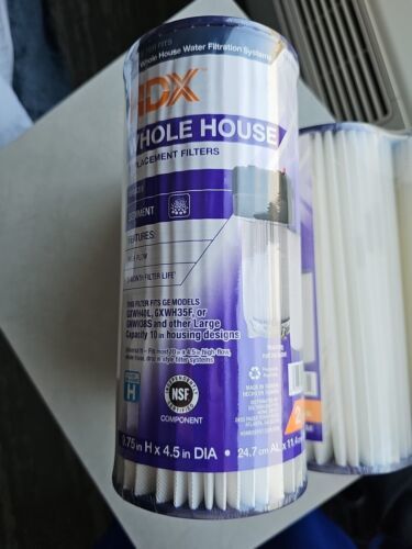 2 Pack HDX GE FXHSC Whole House Water Filter Fits GXWH40L GXWH35F GNWH30... - $12.82