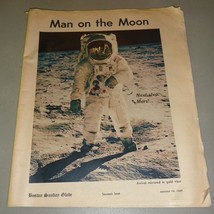 Man on the Moon Cover Story - Boston Sunday Globe Magazine August 10, 1969 - $19.75