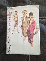 Simplicity 5622 Sewing Pattern Misses 1960s Skirt Blouse Pullover Vtg Size 14 - £11.20 GBP