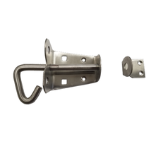 4 1/2&quot; x 2 1/2&quot; Gate Door Heavy Duty Stainless Steel Slide Lockable Bolt Latch - £10.32 GBP