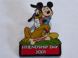 Disney Trading Pins 6101 DL - Friendship Day 2001 (Mickey and Pluto) - £7.68 GBP