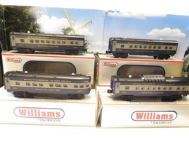 Williams TRAINS- 43251 Baltimore And Ohio 4 C Ar Passenger Set - 0/027- Ln - Sh - $217.55