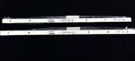 (Lot of 2) Ikea BOAXEL Suspension Rail for Wall Upright Steel White 24 5... - $28.69