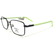 Technolite Flex Kids Eyeglasses Frames TLF6000 BLACK Rubberized Green 48-16-130 - £32.94 GBP