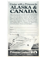 1974 Island Princess Cruise Ship Advertisement Canada Vintage Alaska DWX10A - €17,15 EUR