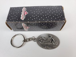 Harley-Davidson Cafe Las Vegas pewter keychain key ring 1997 w/ box - £12.41 GBP