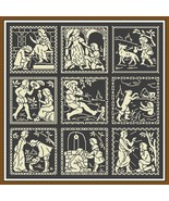 Cross Stitch Sampler Charles Perrault Fairy Tales Cross Stitch Pattern PDF  - $10.00