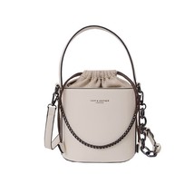 Luxury Women Leather Drawstring Bucket Bag Winter New Large Capacity Handbags Pu - £28.93 GBP
