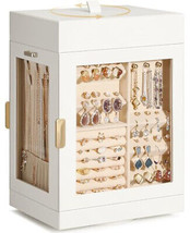360° Rotating Jewelry Organizer - Large, Elegant Jewelry Boxes for Women... - $3,288.74 MXN