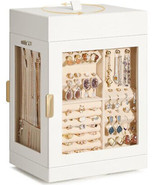 360° Rotating Jewelry Organizer - Large, Elegant Jewelry Boxes for Women... - $3,288.74 MXN