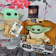 Mandalorian The Child Baby Yoda Animatronic &amp; Grogu Mini Plush Disney Star Wars - £73.99 GBP