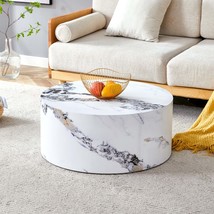 Patterned Cylindrical Accent Table | Versatile &amp; Stylish - £184.26 GBP