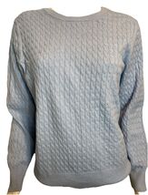 Old Navy Women&#39;s Cable Knit Sweater Blue XL - $16.14