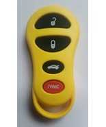 New Yellow Replacement Keyless Entry Remote Key Fob Shell Pad Clicker Ca... - $6.97