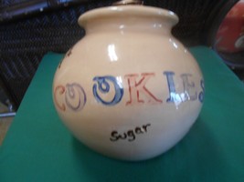 Great Handcrafted Ceramic COOKIES Cookie Jar - £12.10 GBP