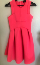 The Vintage Shop Women Neón Pink Casual Dress short sleeve Medium - £5.04 GBP