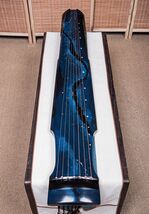 Guqin zither Blue Starry Sky Pattern Chinese string instruments - $1,088.00