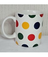 Hudsos Bay Co Coffee Mug HBC Stripes Canada Exclusive Ceramic Polka Dot ... - £22.48 GBP