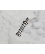 Womens Sterling Silver Initial Letter &quot; I &quot; Pendant 0.9g E7312 - €25,87 EUR