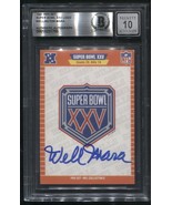 WELLINGTON MARA AUTOGRAPHED 1991 PRO SET SB XXV GIANTS BECKETT BAS AUTO ... - $2,345.32 MXN