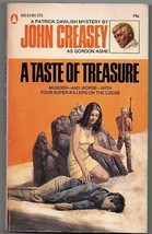 John Creasey: A Taste Of Treasure - Paperback ( Ex Cond.) - $12.80